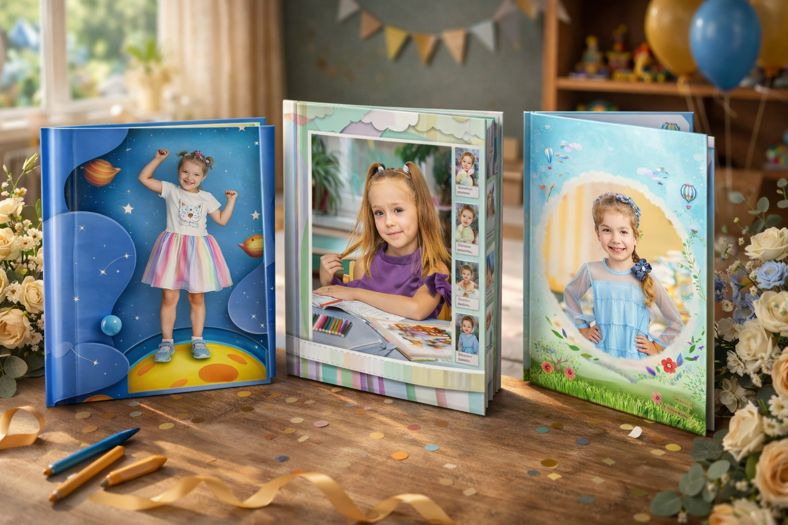 Выпускной альбом для детского сада: папка, книга или альбом